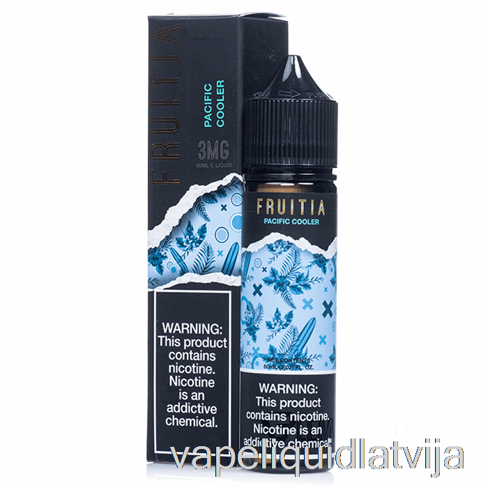 Pacific Dzesētājs - Fruitia - 60ml 3mg Vape šķidrums